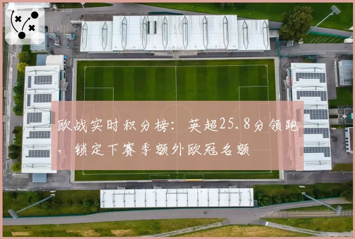 欧战实时积分榜:英超25.8分领跑,锁定下赛季额外欧冠名额